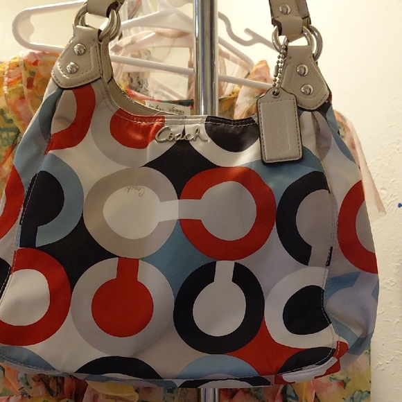 Coach Handbags - Coach Multicolor Patterned Women's Bag